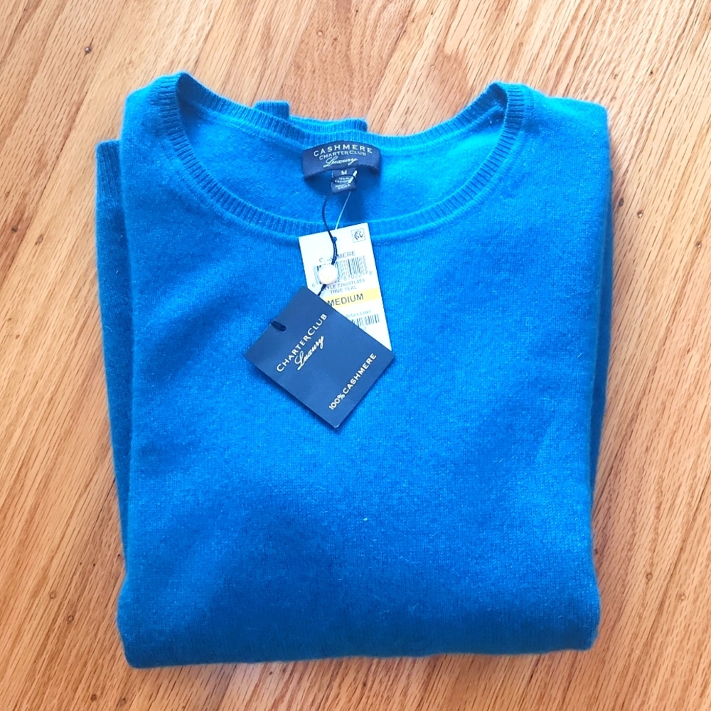 Brand New Charter Club Luxery Cashmere-M